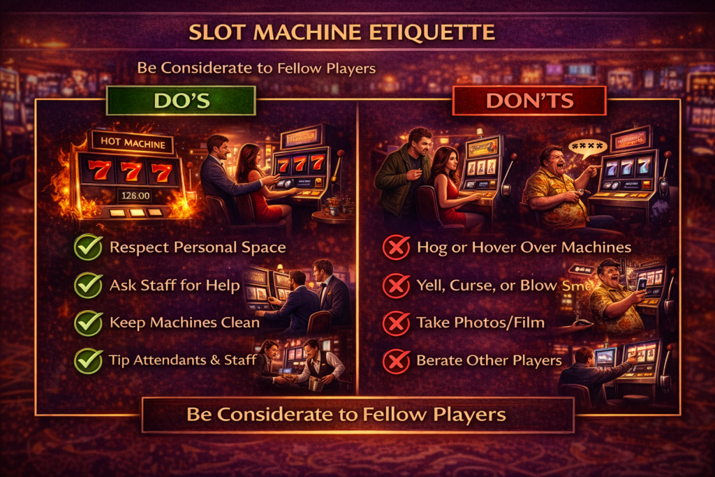 Slot Machine Etiquette – Casino Do's and Don'ts