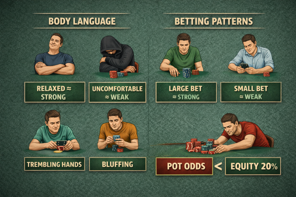 Reading Poker Tells – Body Language and Betting Patterns