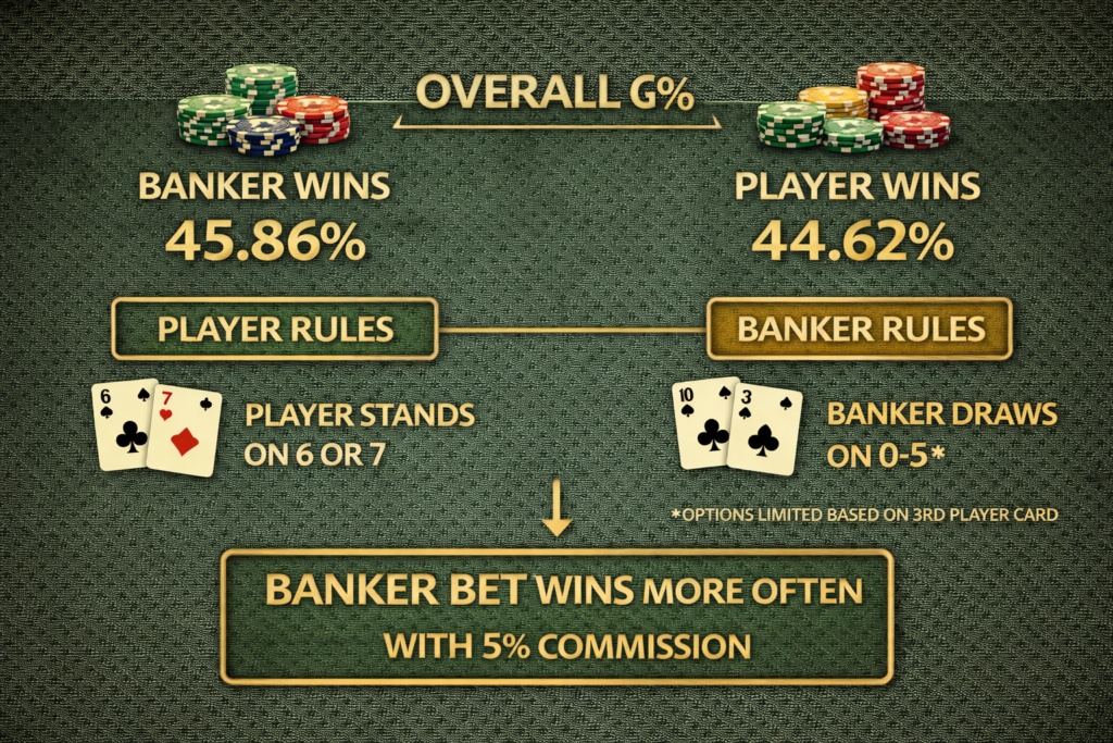 Baccarat House Edge Explained – Why the Banker Bet Wins
